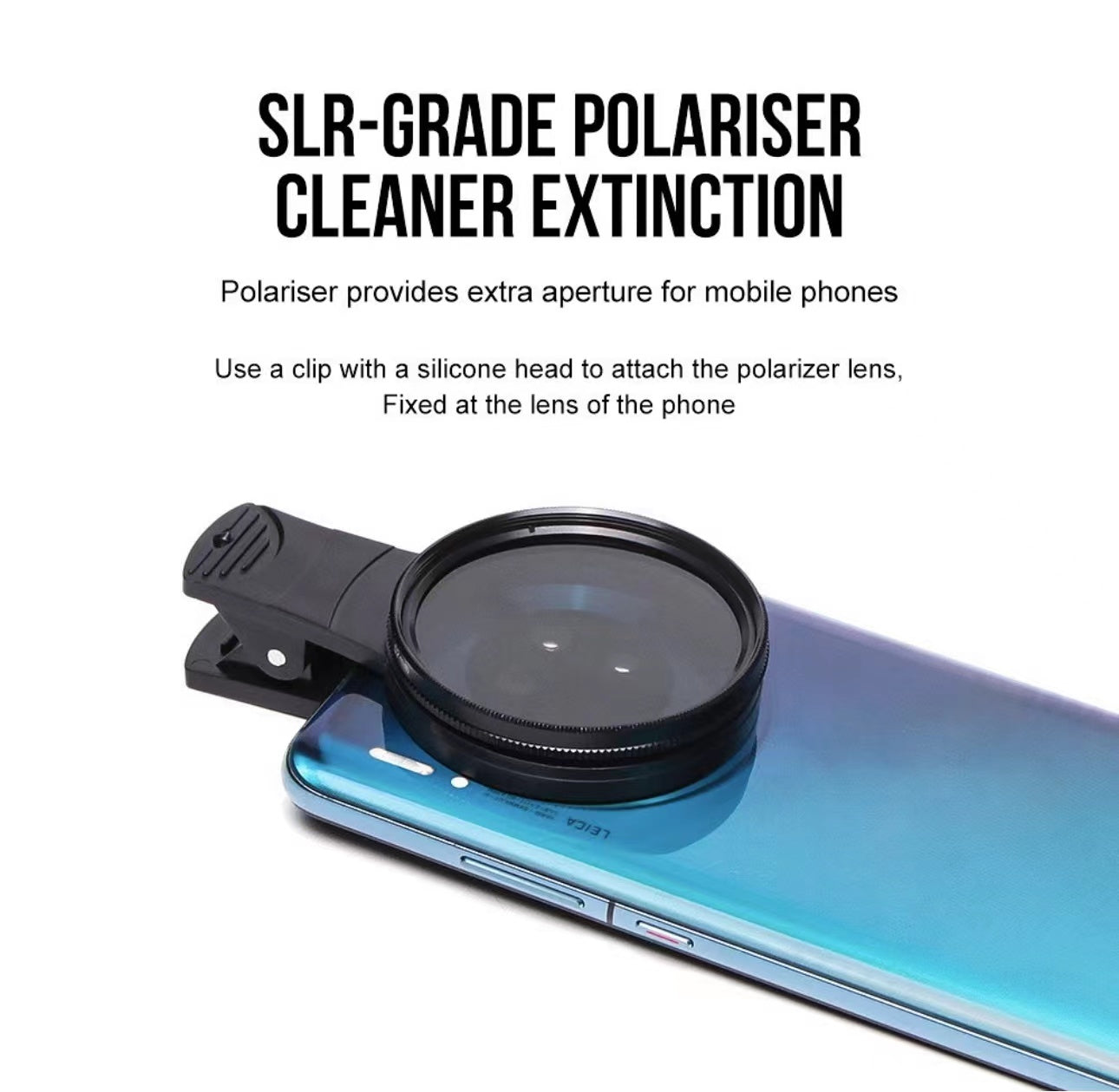 Reduce Reflected Light Of Tattoos With 52mm Cpl For Cellphone Lens Circular Polarizing Filter Compatible Any Phone Mobile phone camera assist 3.0 anti-reflective suit