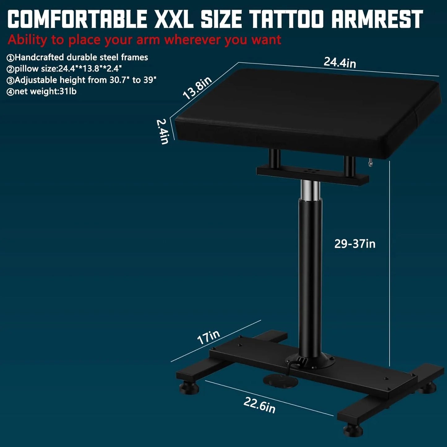  Hydraulic Tattoo Arm Rest 