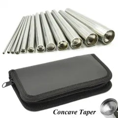 Professional Body Piercing Tool 316L Surgical Steel Concave Taper Insertion Pins Ear Expander Kit