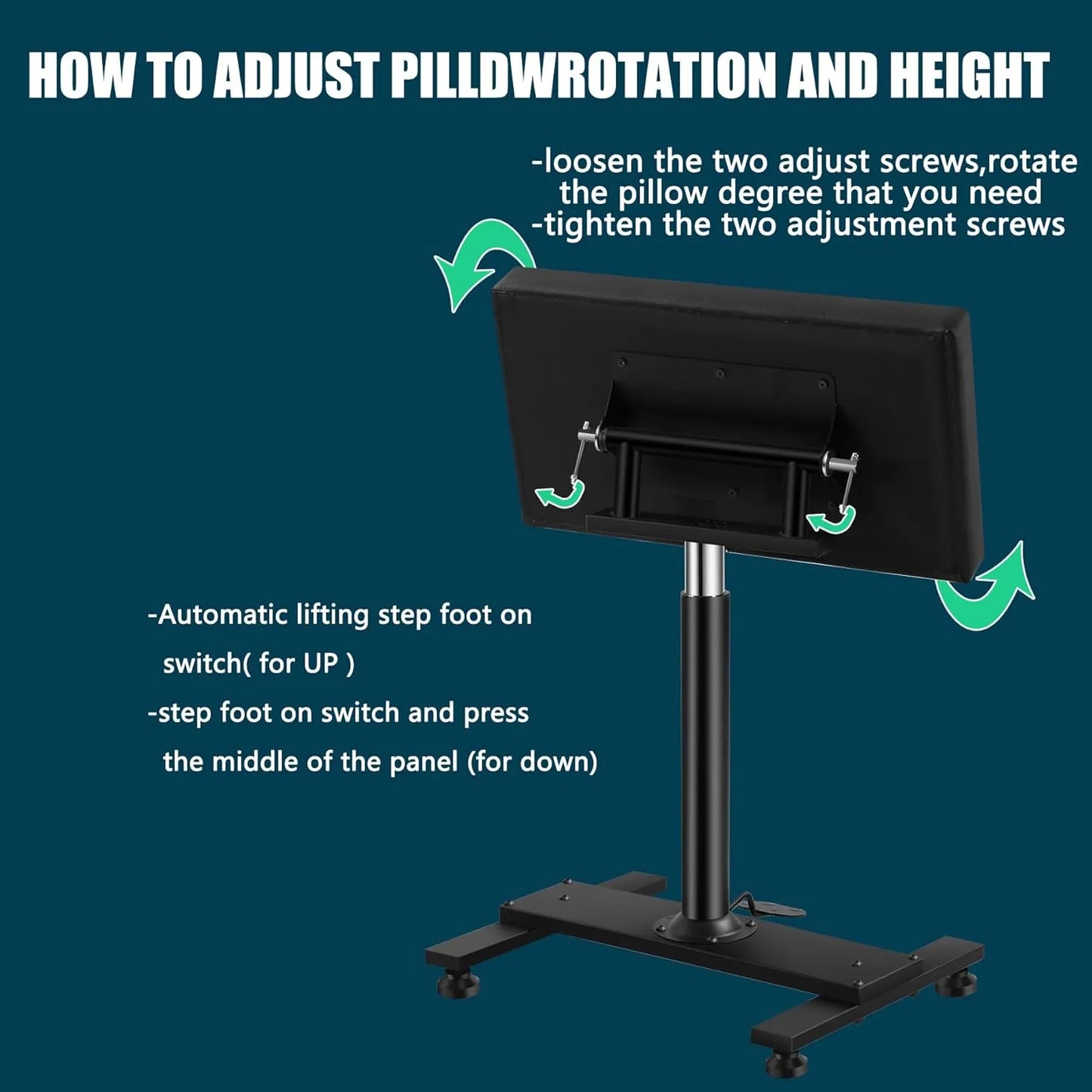 Tattoo Arm Rest Adjustable Height by Hydraulic Device