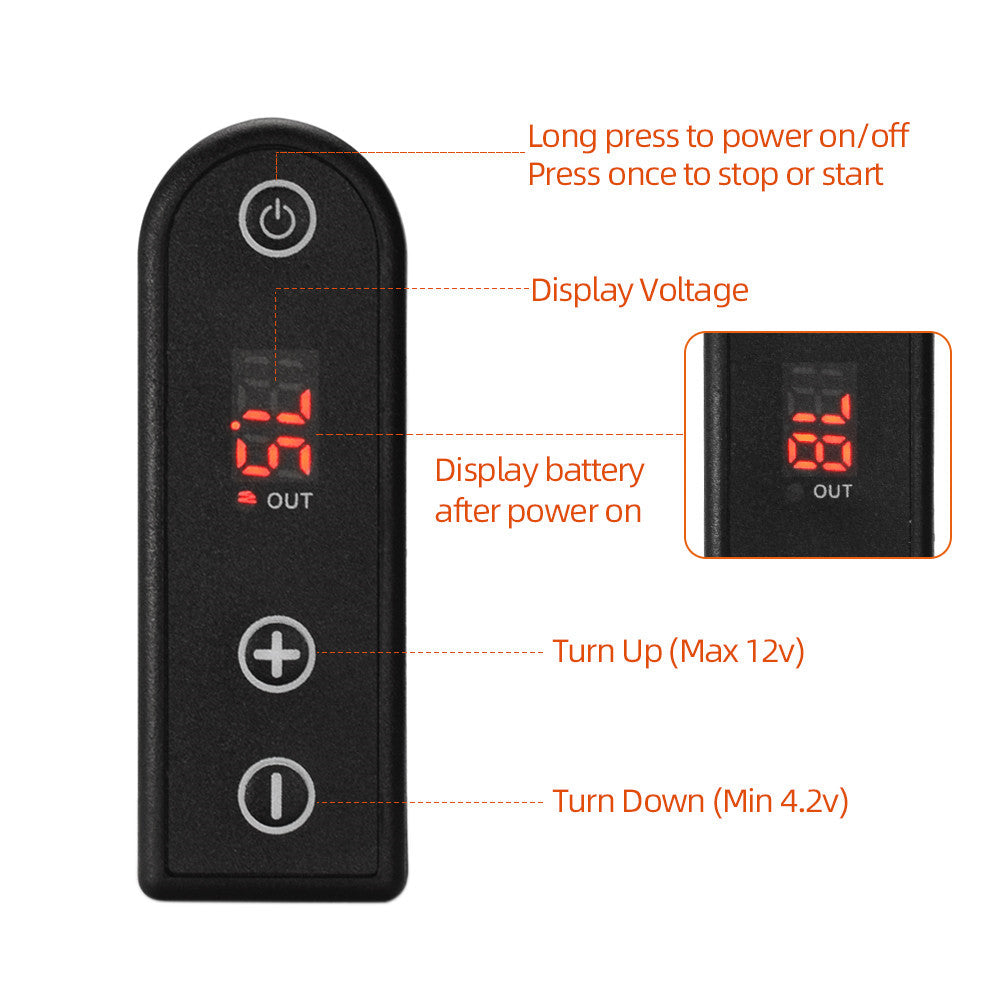 DC wireless tattoo power supply