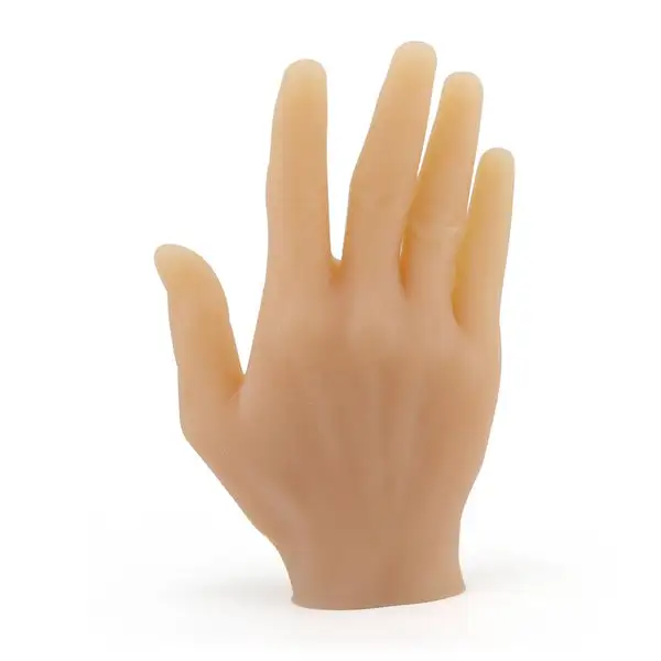 Silicone Tattoo Practice Hand Life Sized Fake Skin Hand Model for Tattoo Artists and Beginners