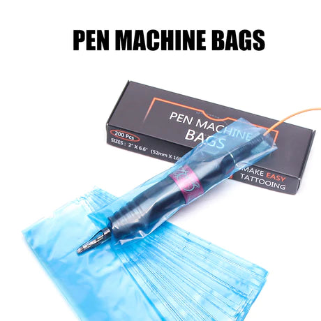 Special eco-friendly degradable protective bag for tattoo pens