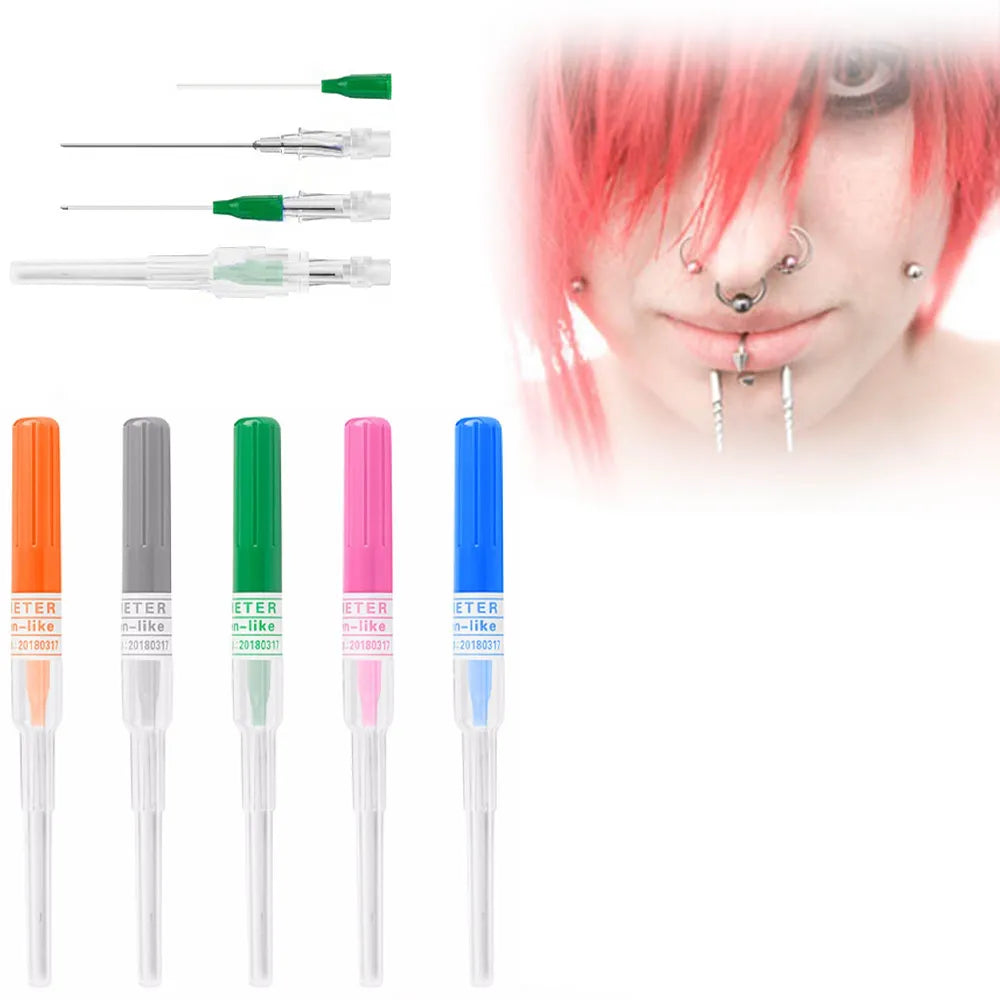 Sterilized Body tattoo Piercing Needles