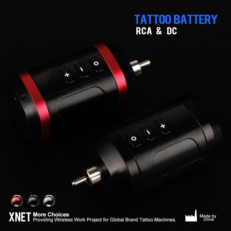 Wireless Tattoo Power Supply Mini LCD Tattoo Power Supply RCA&DC