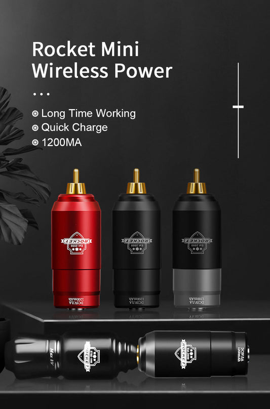 Tattoo Rocket Mini Wireless Power Supply 