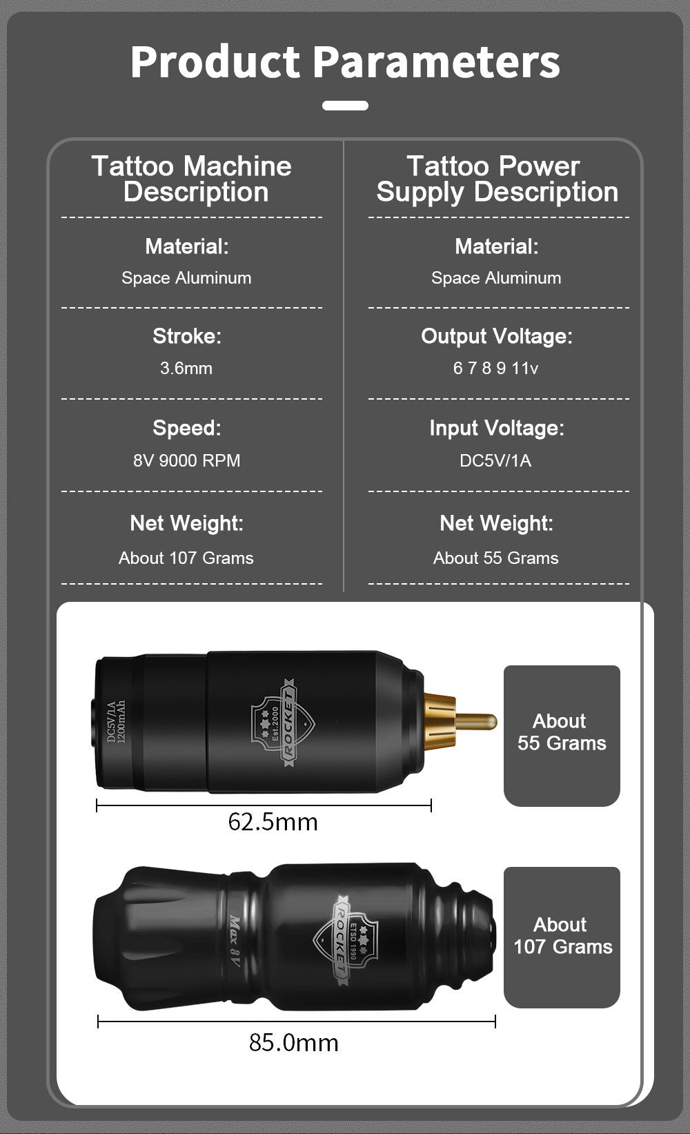 Tattoo Power Supply 